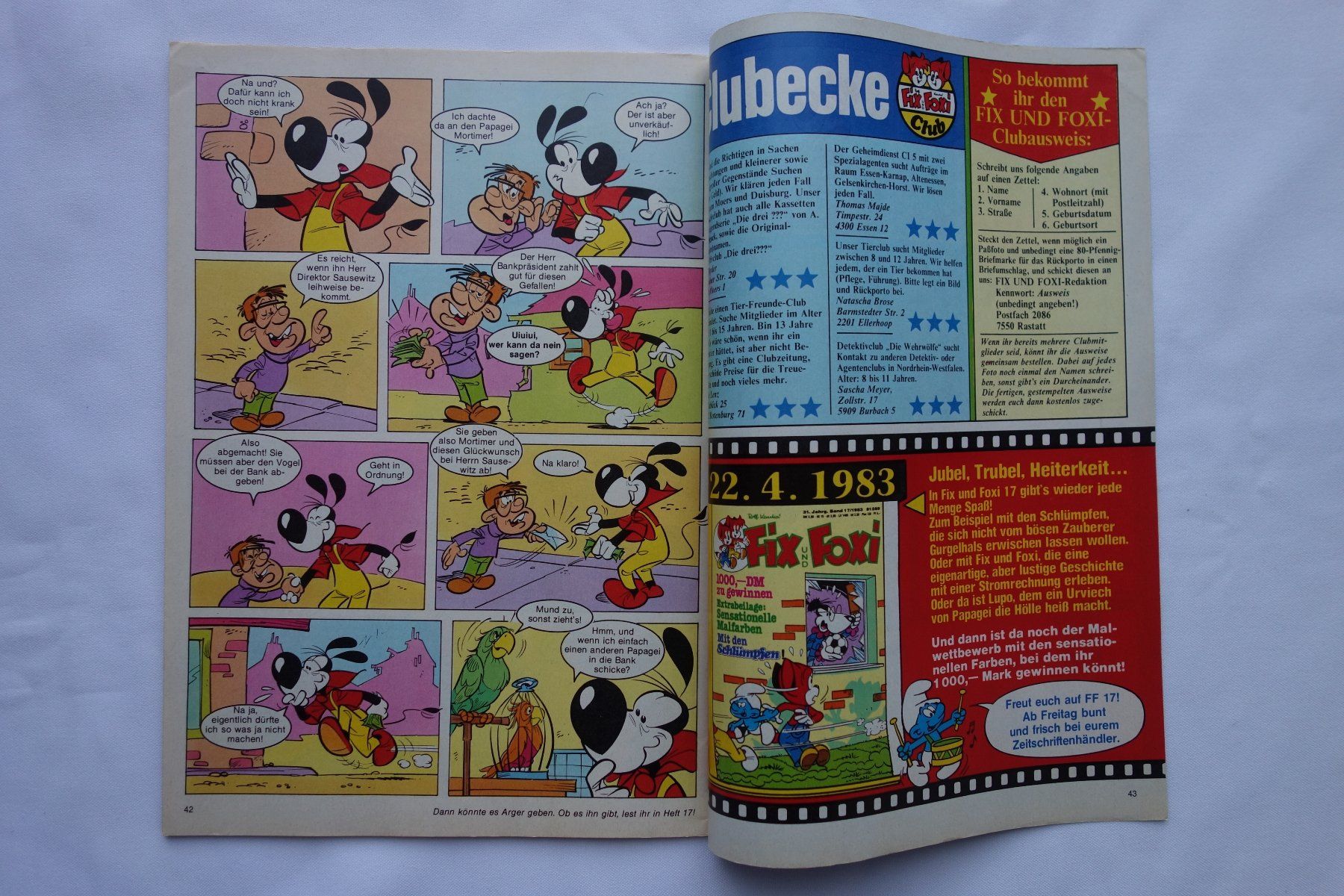Fumetti: Fix und Foxi - Band 16/1983 - Gratis Versand ! – Usato da Luzern venduto da ron_35 8