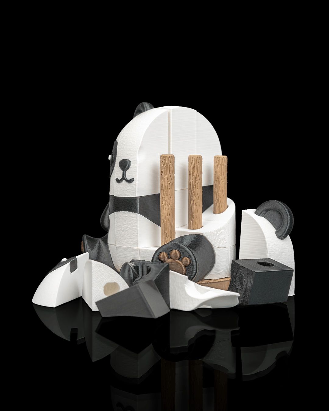 Puzzles: Puzzle 3D Panda Mignon – Neu (gemäss Beschreibung) aus Vicques von PAMB3D 1