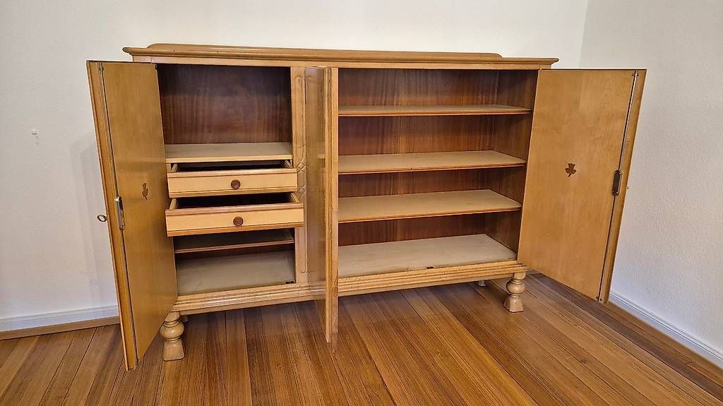 Armadi: Kommode, Sideboard, Highboard, Schrank, braun, Echtholz – Usato da Basel venduto da martinson2000 4