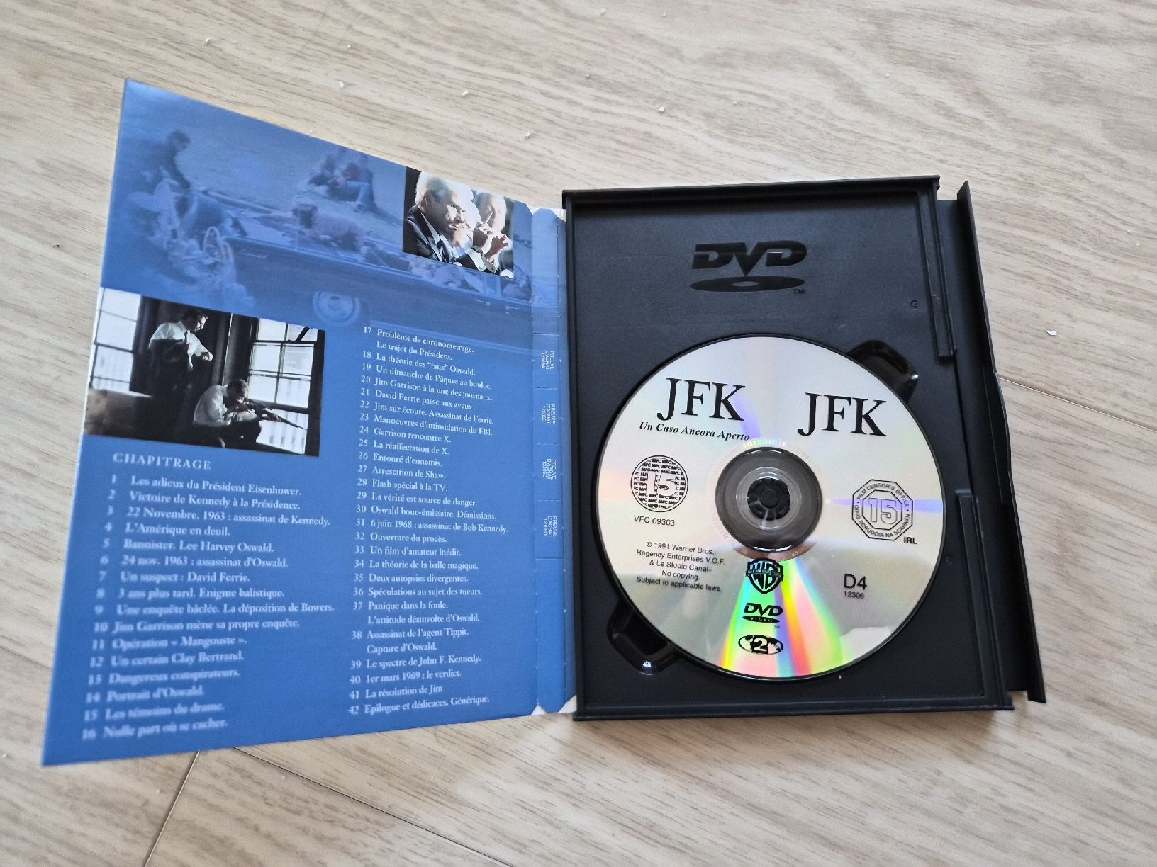 Tutti i DVDs: DVD JFK Oliver Stone Kevin Costner  – Usato da La Joux FR venduto da car_ck96 1