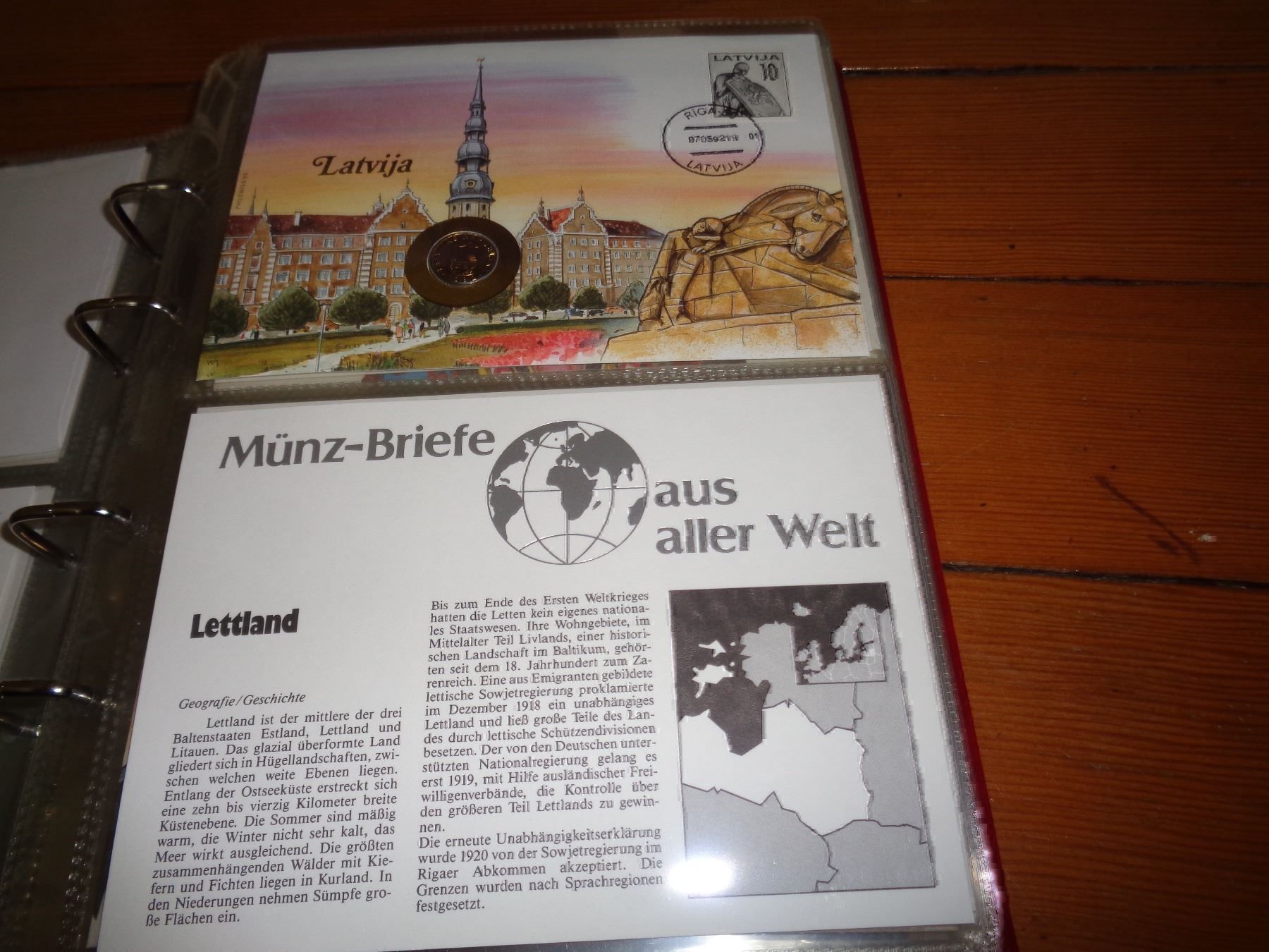 Tutti le monete: Münzbrief Lettland – Usato da Olten venduto da Disc-Verkauf