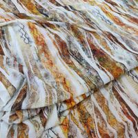 Designer Seide Seta Silk Stoff 2.00x1.45m white snake