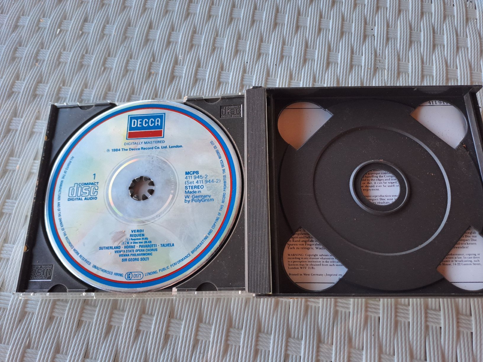 CDs: Doppel-CD  GIUSEPPE VERDI "Requiem"  DECCA – Gebraucht aus Uetendorf von Essiggurken 1