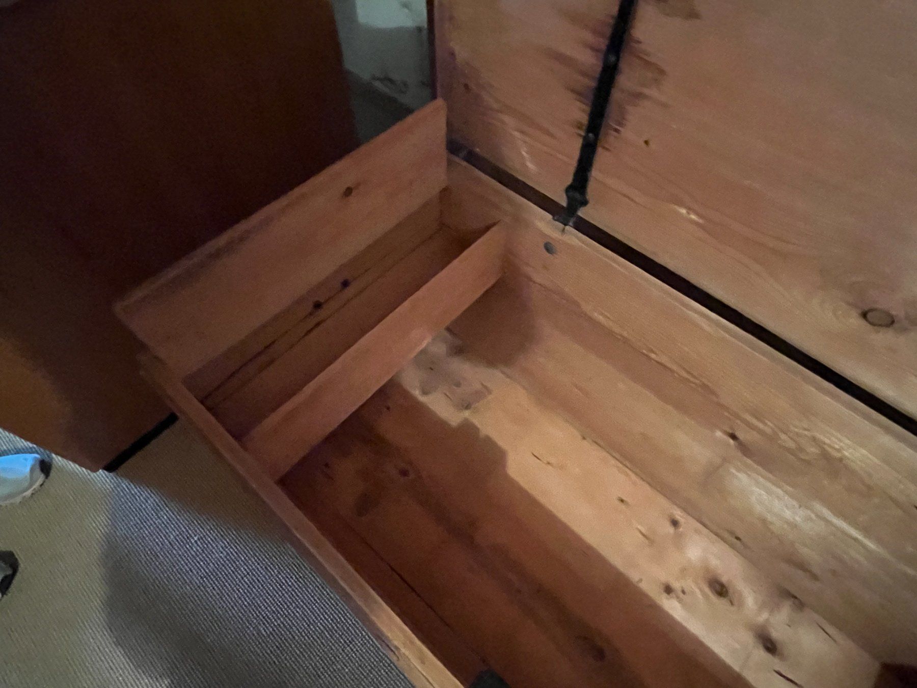 Coffres: Truhe bemalt Holz – D'occasion à Illnau par 18yellow 5