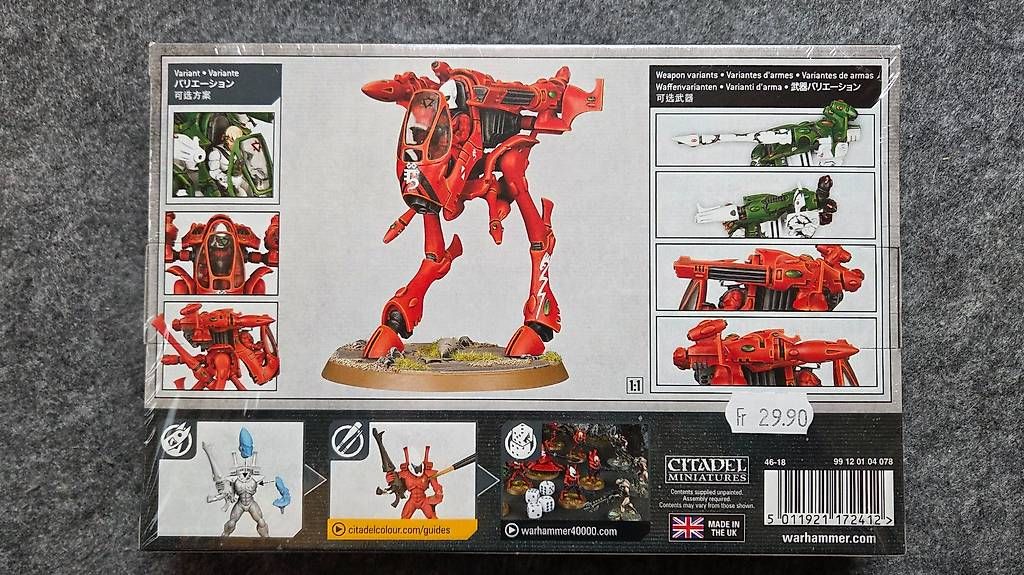 Kits de montage: Warhammer 40k Aeldari  Kampflaufer/War Walker – Neuf avec emballage d'origine à Rothrist par Benj1990 1