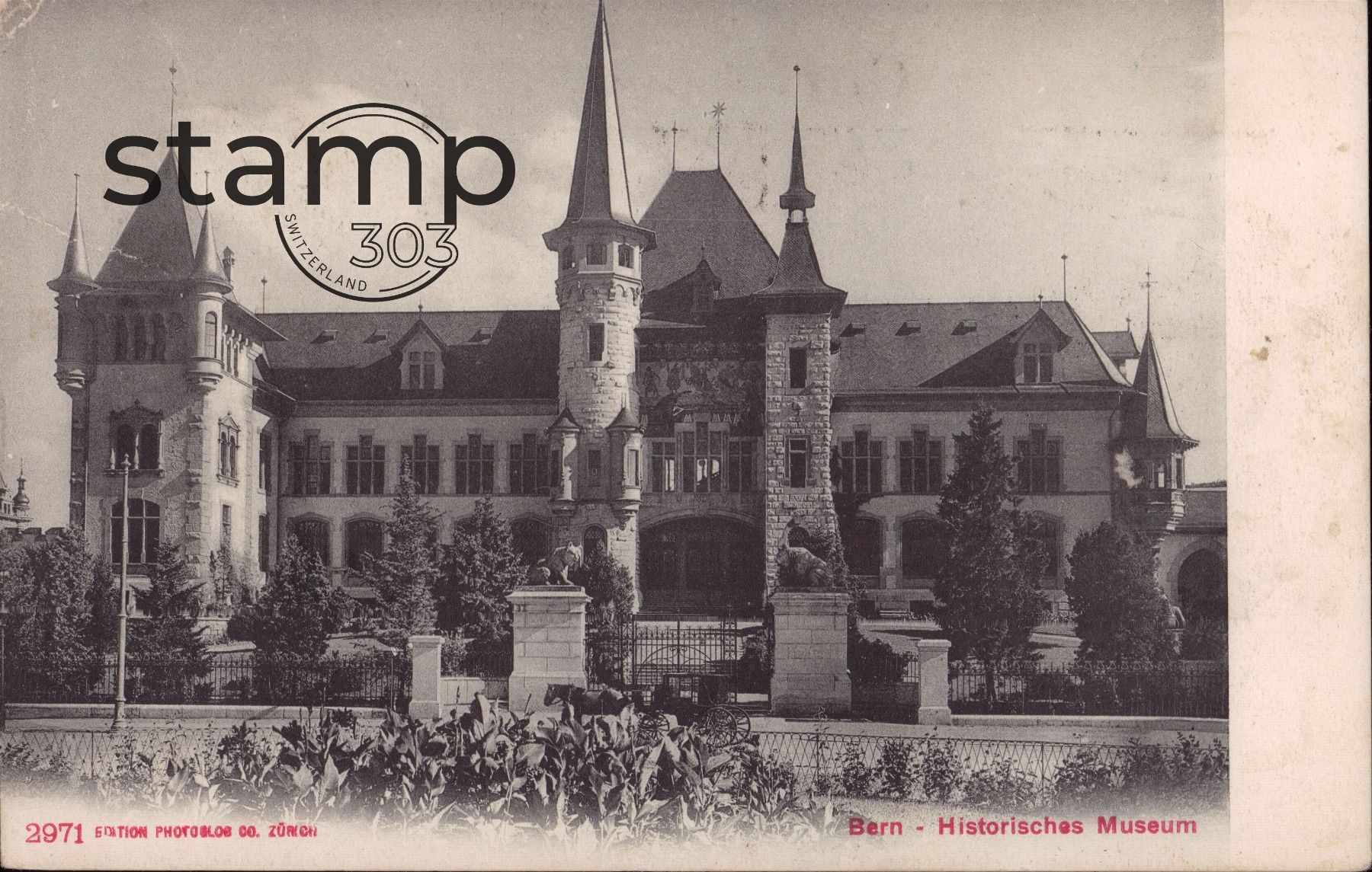 Cartoline postali: 1906 AK Bern _ Historisches Museum – Usato da Eggersriet venduto da stamp303