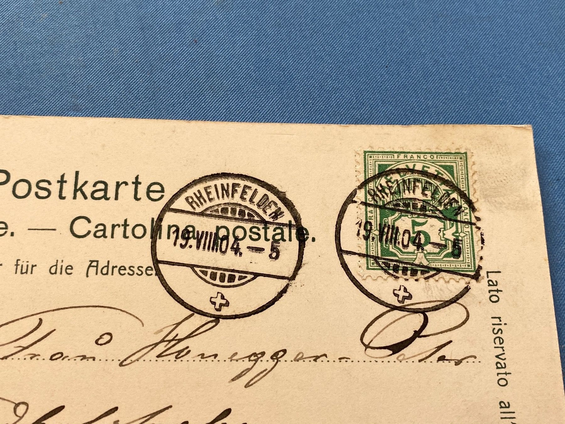 Cartoline postali: Rheinfelden Saline – Usato da Mosnang venduto da Goldwasser 7