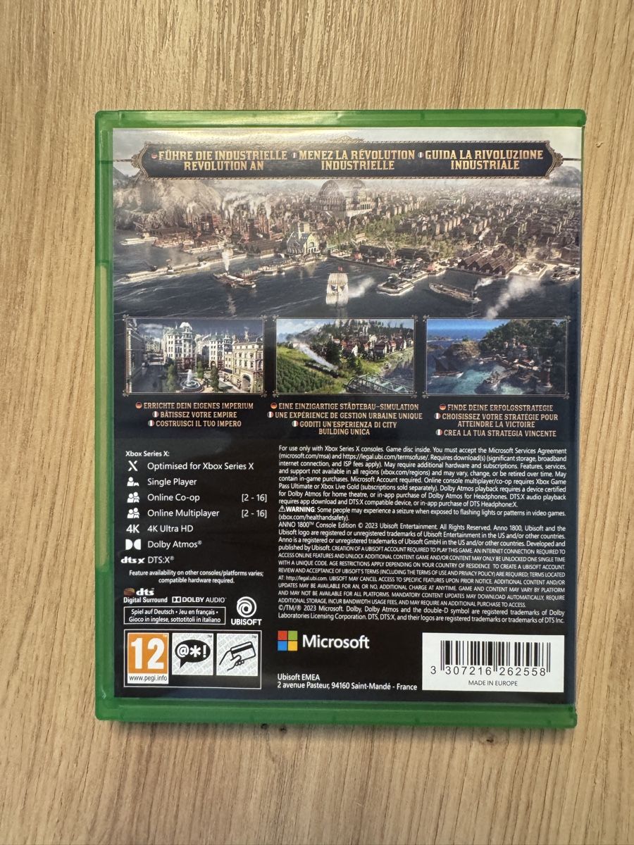 Microsoft Spiele: Anno 1800 Console Edition Xbox Series X Spiel – Gebraucht aus Biberist von etesummer 1