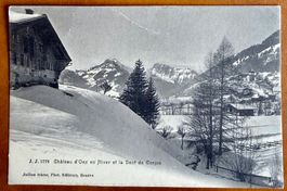 Château d'Oex en hivers 1907