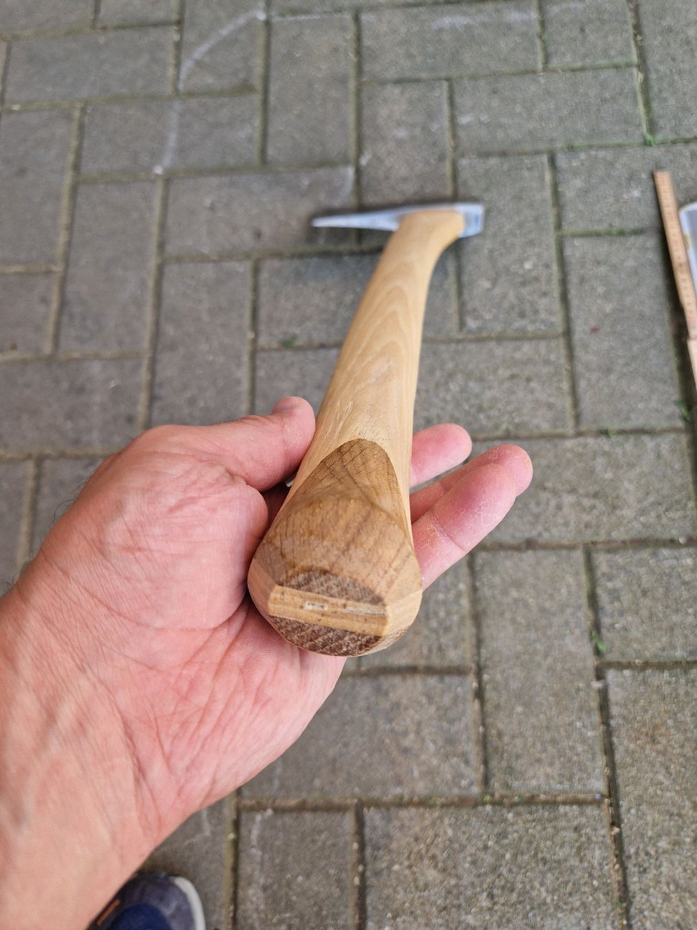 Stanley Alle Werkzeuge: Axt Beil Stanley M mit Hickorystiel laminiertem Eichenknauf – Gebraucht aus Mauren von Julchen13 3