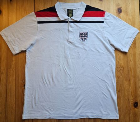 Trikot / Polo-Shirt England Score Draw Gr 3XL Fussball retro