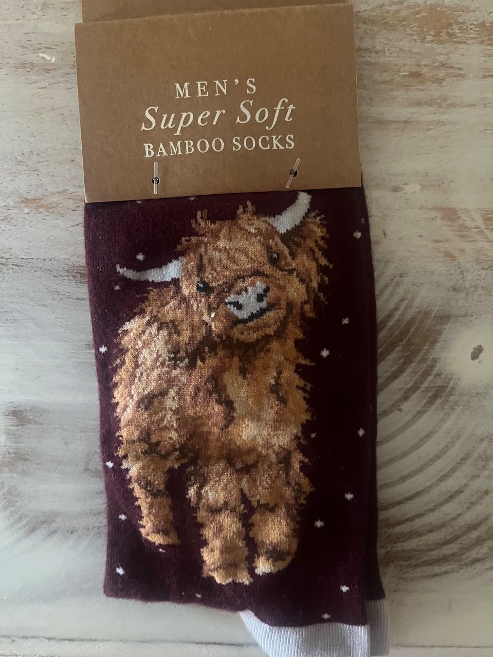 Socken: Wrendale Hochlandrind Socken – Neu und originalverpackt aus Bülach von creami