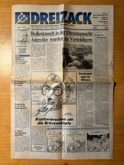 Revues & Magazines: 3 Manöverzeitungen Dreizack 1986 – D'occasion à Seon par retep012 6
