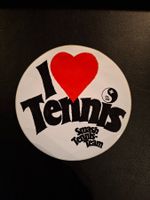 Vintage Rar Sticker Aufkleber I love Tennis SMASH Wie Neu!