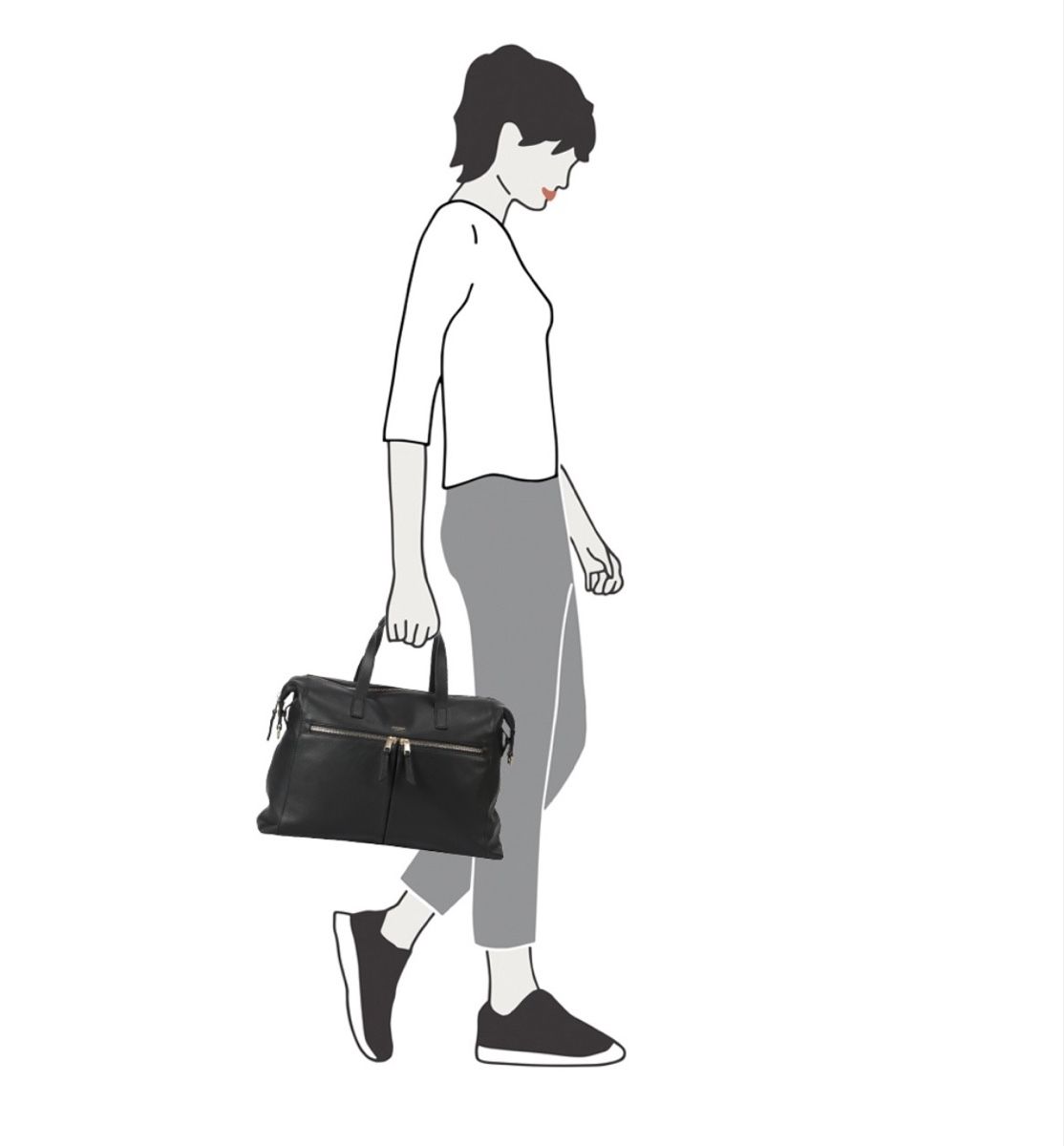 Valigie & Borse: Knomo London Ledertasche, chillirot – Usato da Staufen venduto da F14_tomcat 5