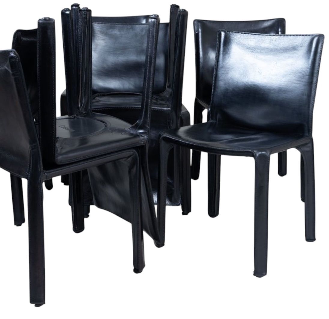Cassina Sedie: Cassina Cab 412 Mario Bellini Black 8P. available – Usato da Genève venduto da aspaklariacollection 7