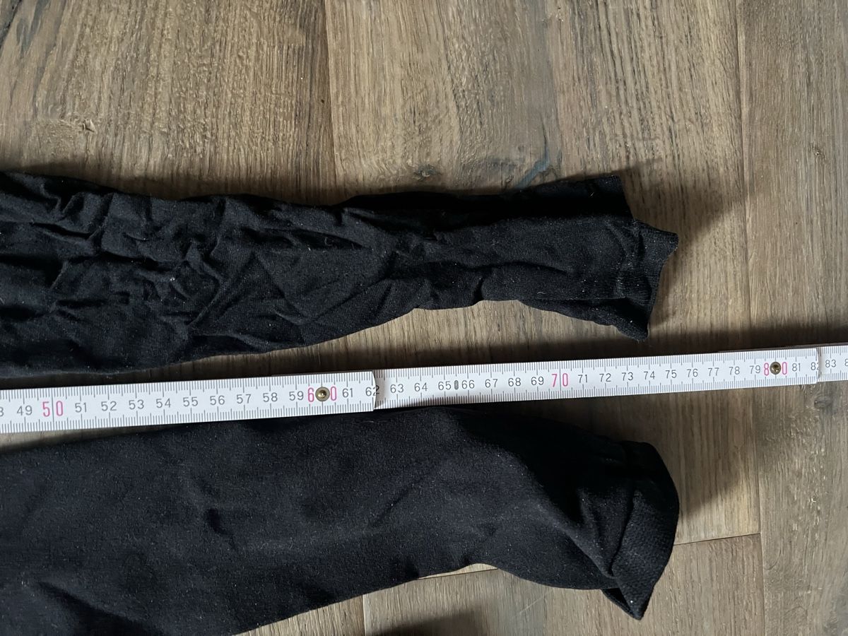 Leggings: 3er Set Schwarze Damen Strumpfleggings – Usato da Häusernmoos venduto da RanaNo 2