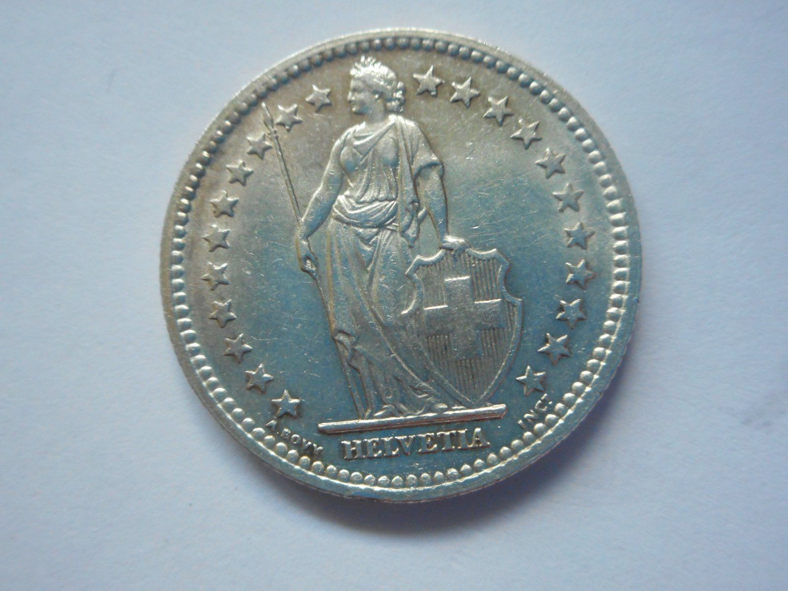 Toutes les monnaies: 2 Fr. 1948 silber  vorz+ – D'occasion à Kriegstetten par pizlad2010 3
