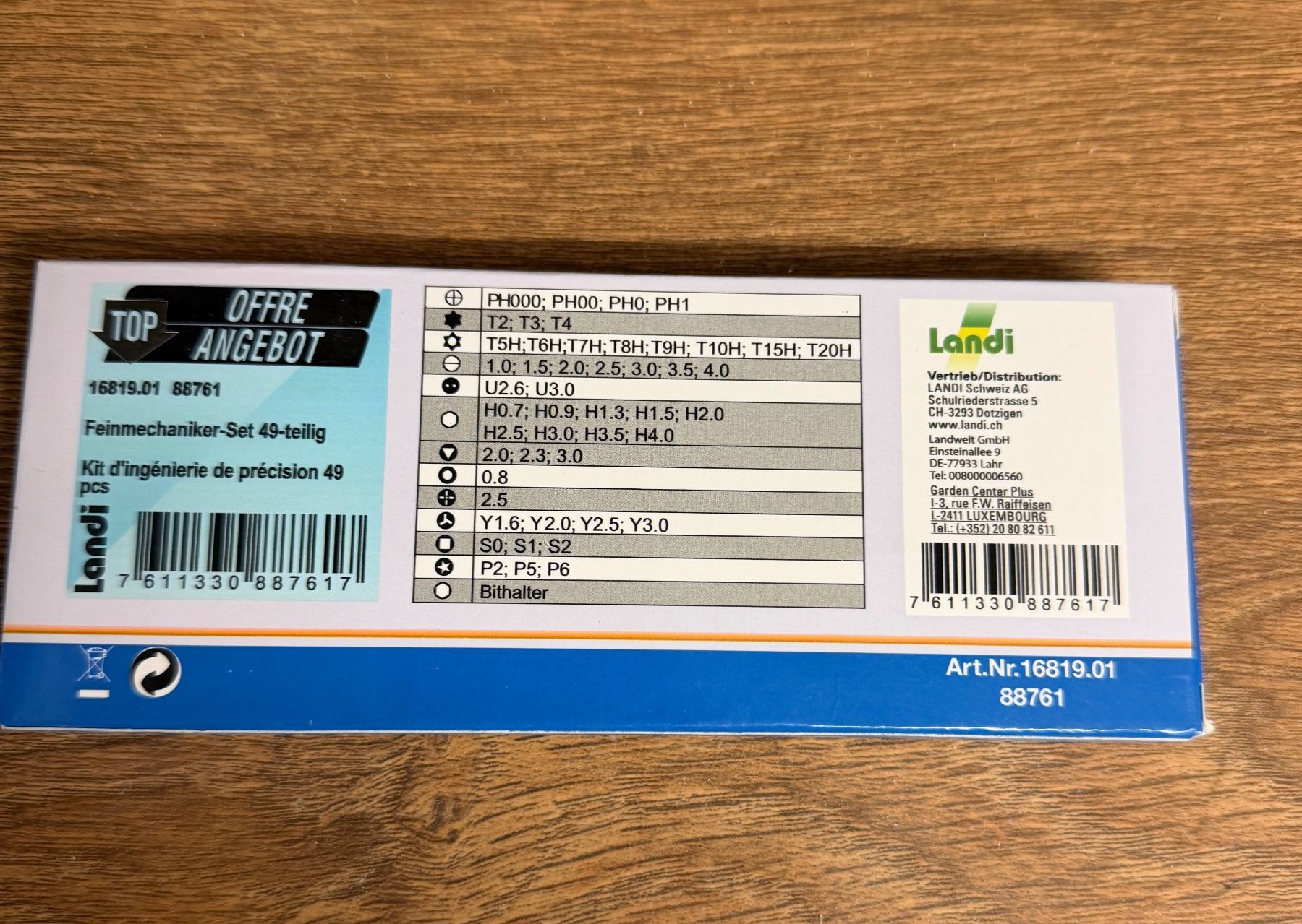Tutti gli attrezzi: Feinmechaniker-Set – Nuovo (secondo la descrizione) da Nussbaumen AG venduto da olitech5415 1