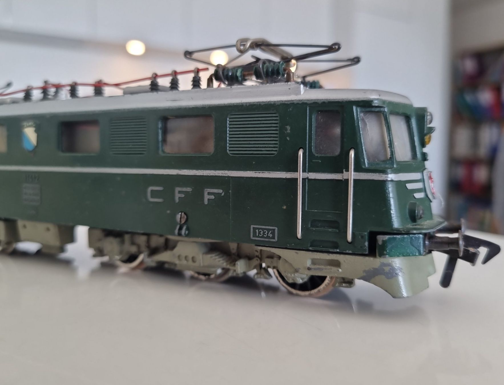 Fleischmann Modellini di ferrovie: Fleischmann SBB Ae 6/6 E-Lok 4370  H0 GS – Usato da Zürich venduto da nibadi 8