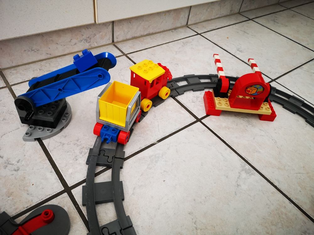 (F11) XXL Lego Duplo Eisenbahn mit Baterieantrieb  i.O. 4