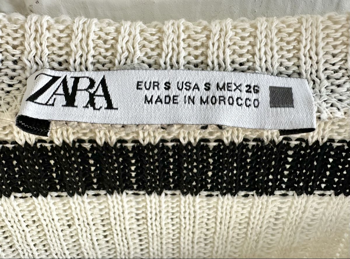 Zara Pullover & Sweatshirts: Zara Crop-Strickpullover gestreift / Gr. S – Gebraucht aus Bern von Fraeuleinhonig 1