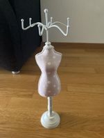 Schmuckhalter Mannequin Rosa weiss guter Zustand
