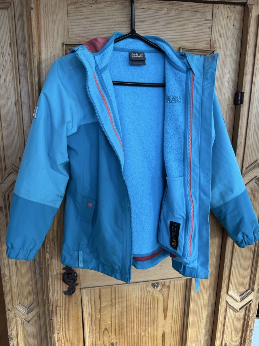 Jack Wolfskin Giacche: Jack Wolfskin 3in1 Jacke Grösse 140 – Usato da Eglisau venduto da flauschi11