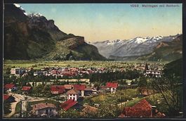 AK Meiringen, Totalansicht mit Rothorn