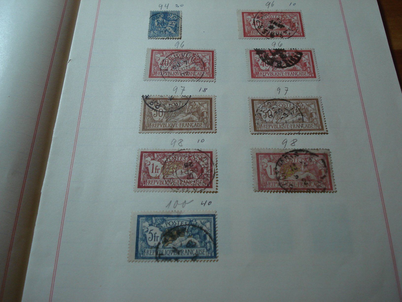 Tous les timbres: Lot alte Briefmarken Frankreich – D'occasion à Niederwil AG par morostahu 2
