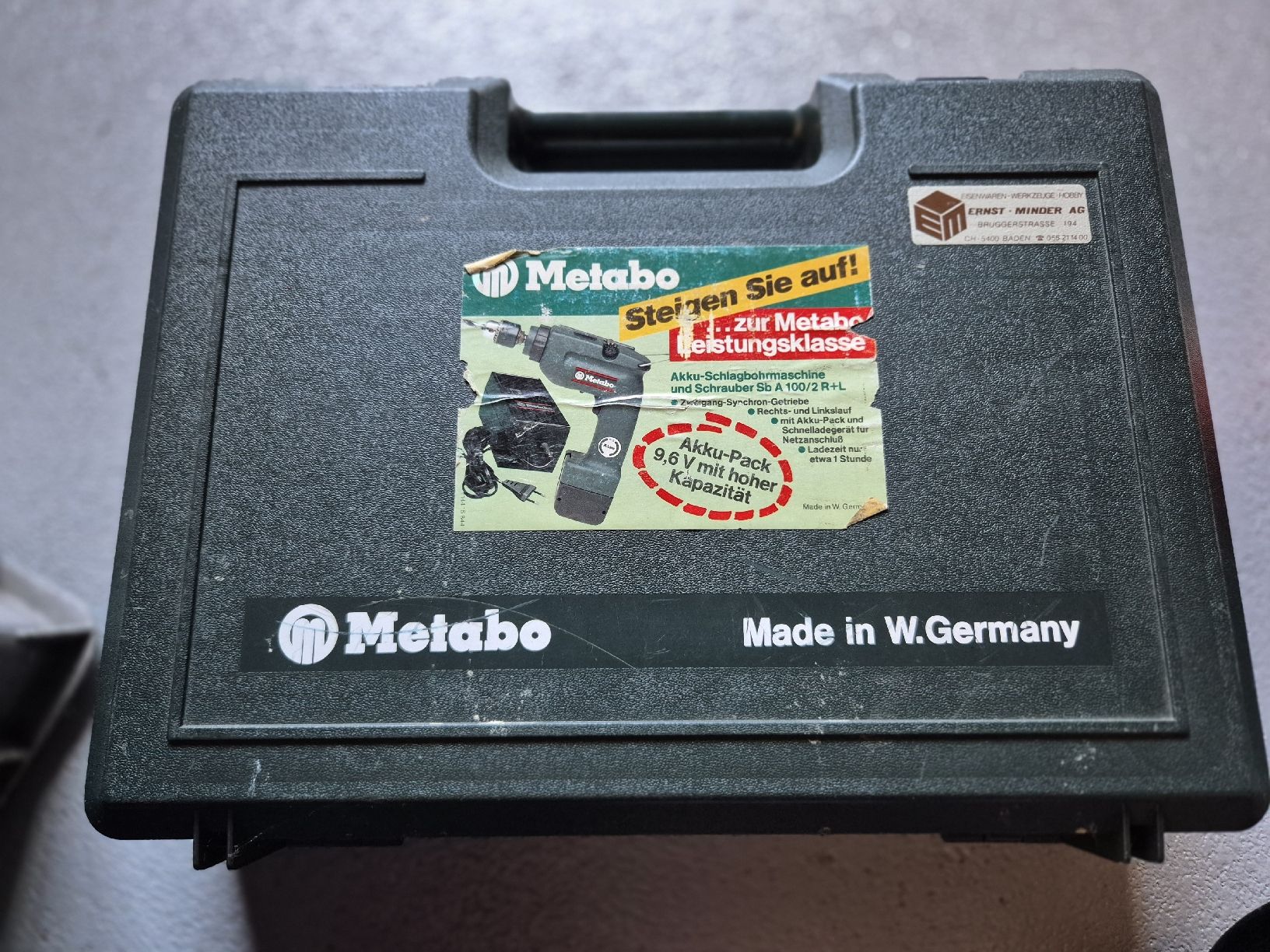 Metabo Trapani: Metabo Akku-Schrauber SB A 100/2 R+L – Usato da Hindelbank venduto da MRoeth1