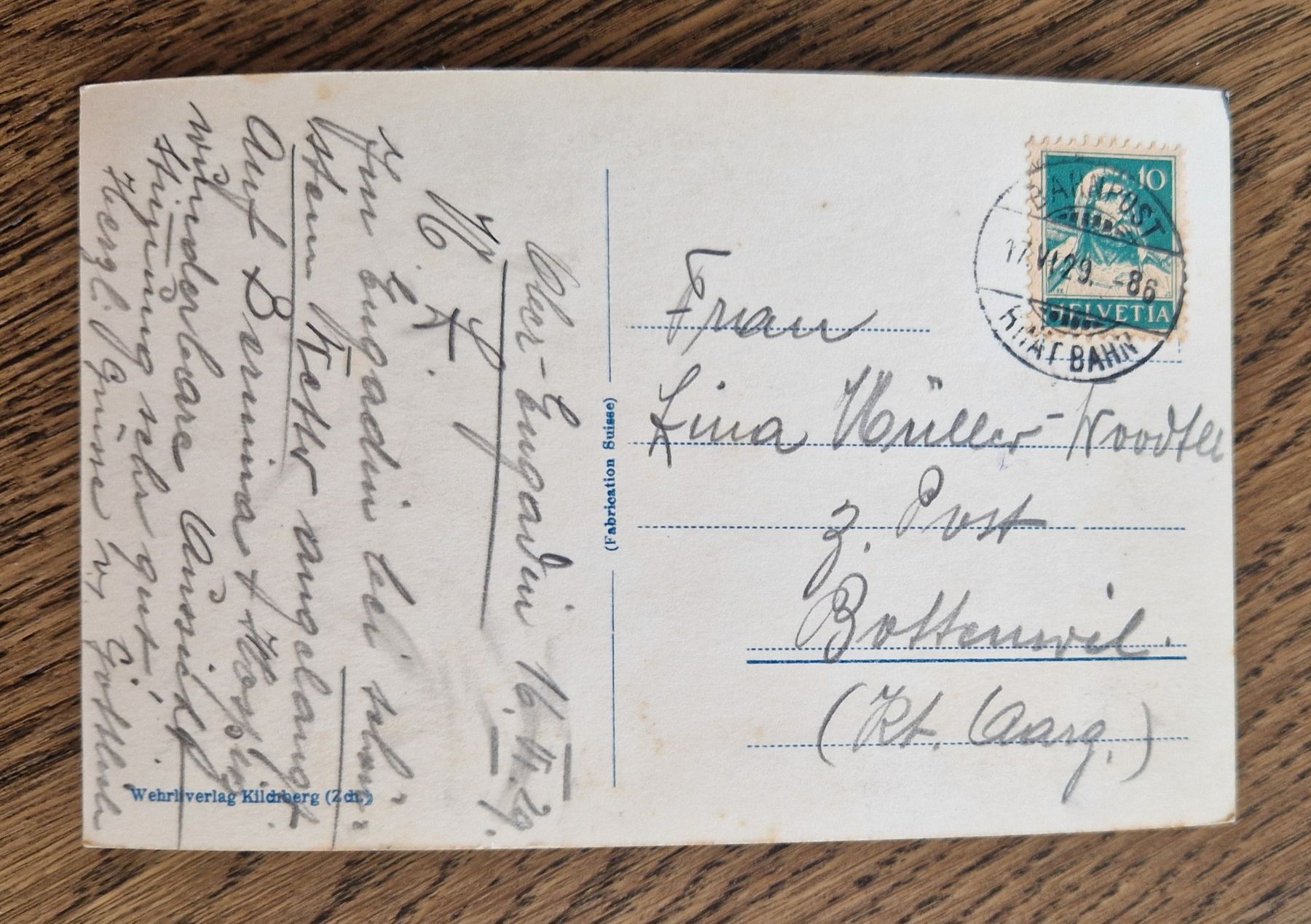 Cartes postales: Samaden 1929 – D'occasion à Ebikon par Donar50 1