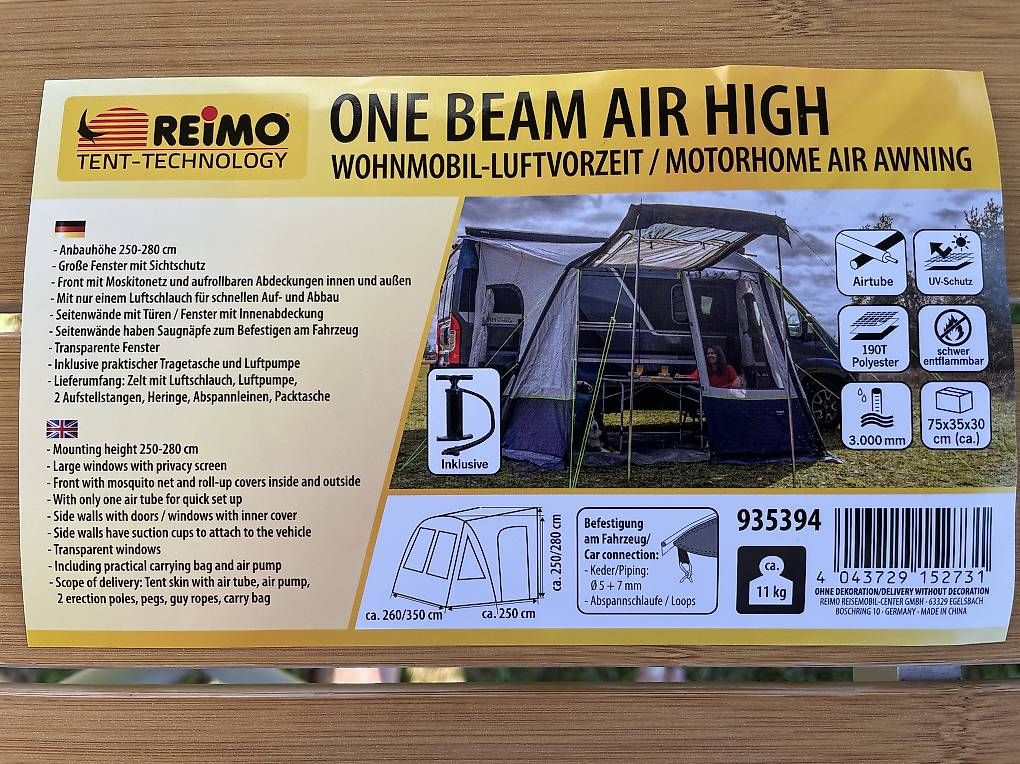 Verande & Tende da sole: Wohnmobil Luftvorzelt – Usato da Ennetbürgen venduto da keepsmiling70 2