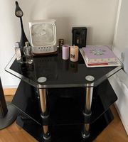 Table basse en verre noir