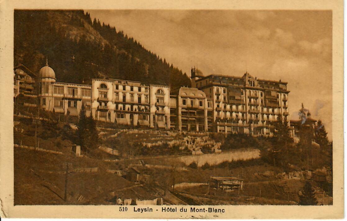 Cartoline postali: Leysin Hôtel du Mont Blanc 1912 – Usato da Hochdorf venduto da Ziegel-16