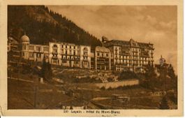 Leysin Hôtel du Mont Blanc 1912