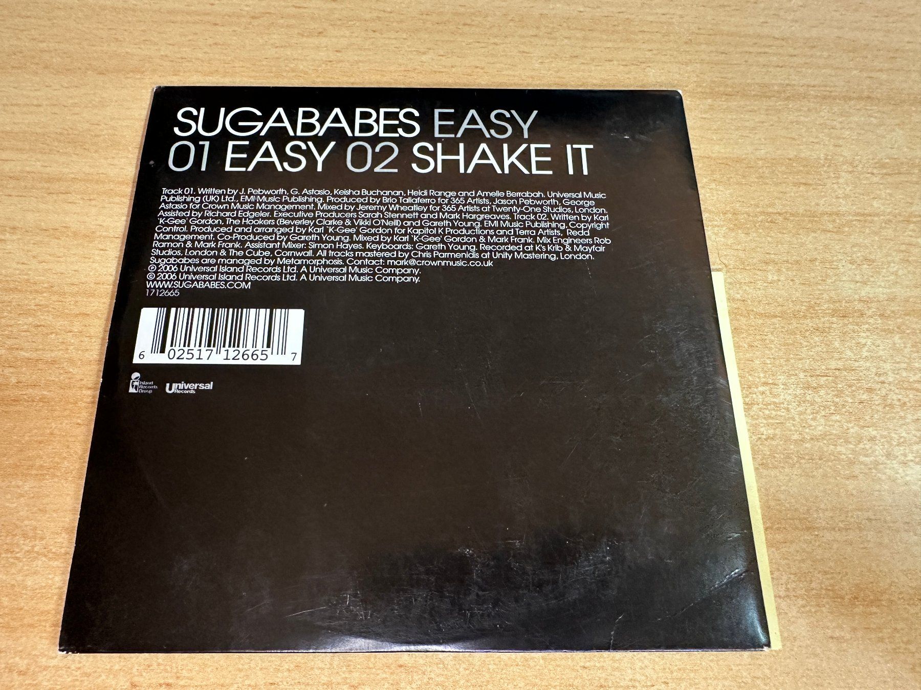 CD: Sugababes – Easy - Single CD – Usato da Rikon im Tösstal venduto da Alpenmutz 1
