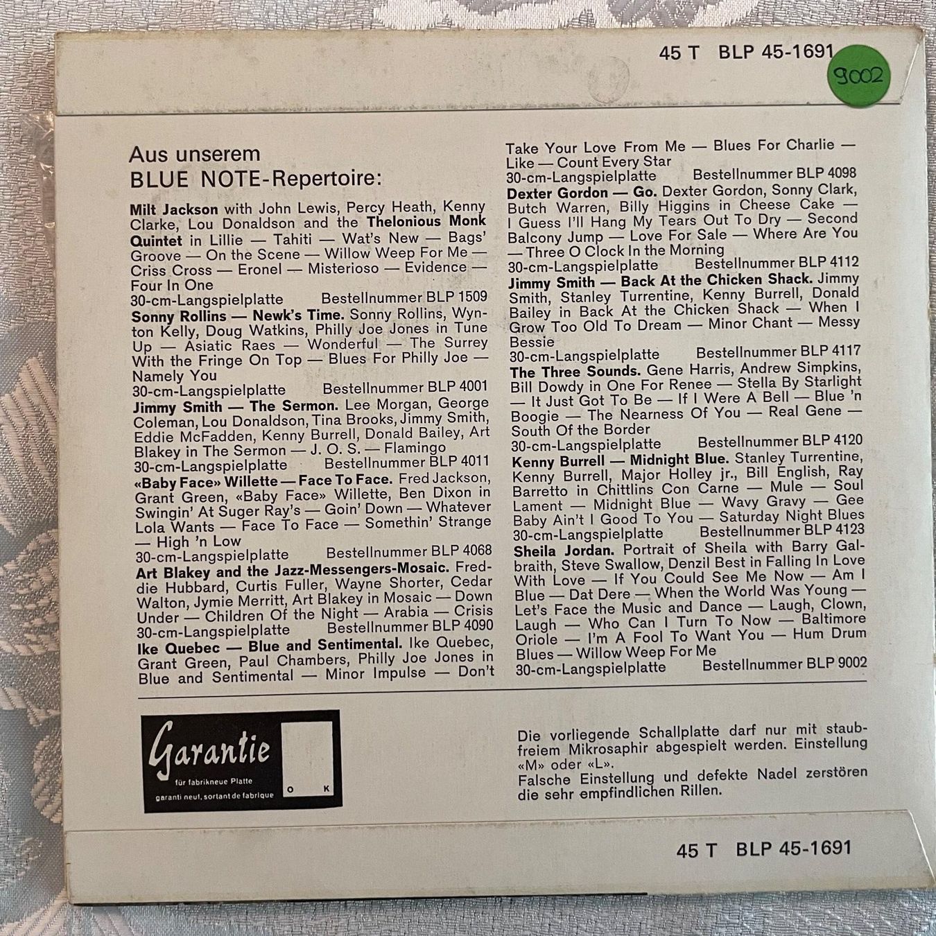 Dischi in vinile: JOHN COLTRANE - BLUE TRAIN, Part 1 and Part 2 – Usato da Zürich venduto da fehlton 1