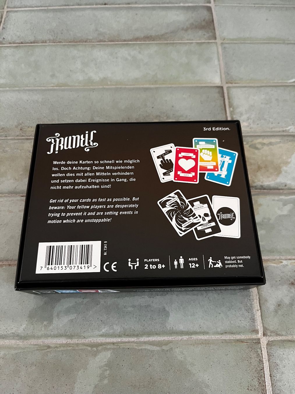 Giochi: Jeu de cartes Frantic - le UNO suisse – Nuovo e nell'imballaggio originale da Corjolens venduto da donod90 2