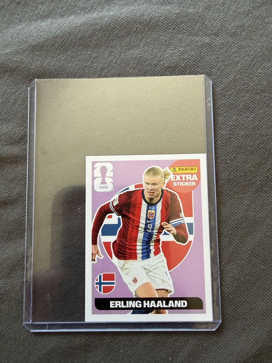 Panini Carte collezionabili: PANINI Erling Haaland Extra Sticker Base – Nuovo (secondo la descrizione) da Rekingen AG venduto da marcinho32