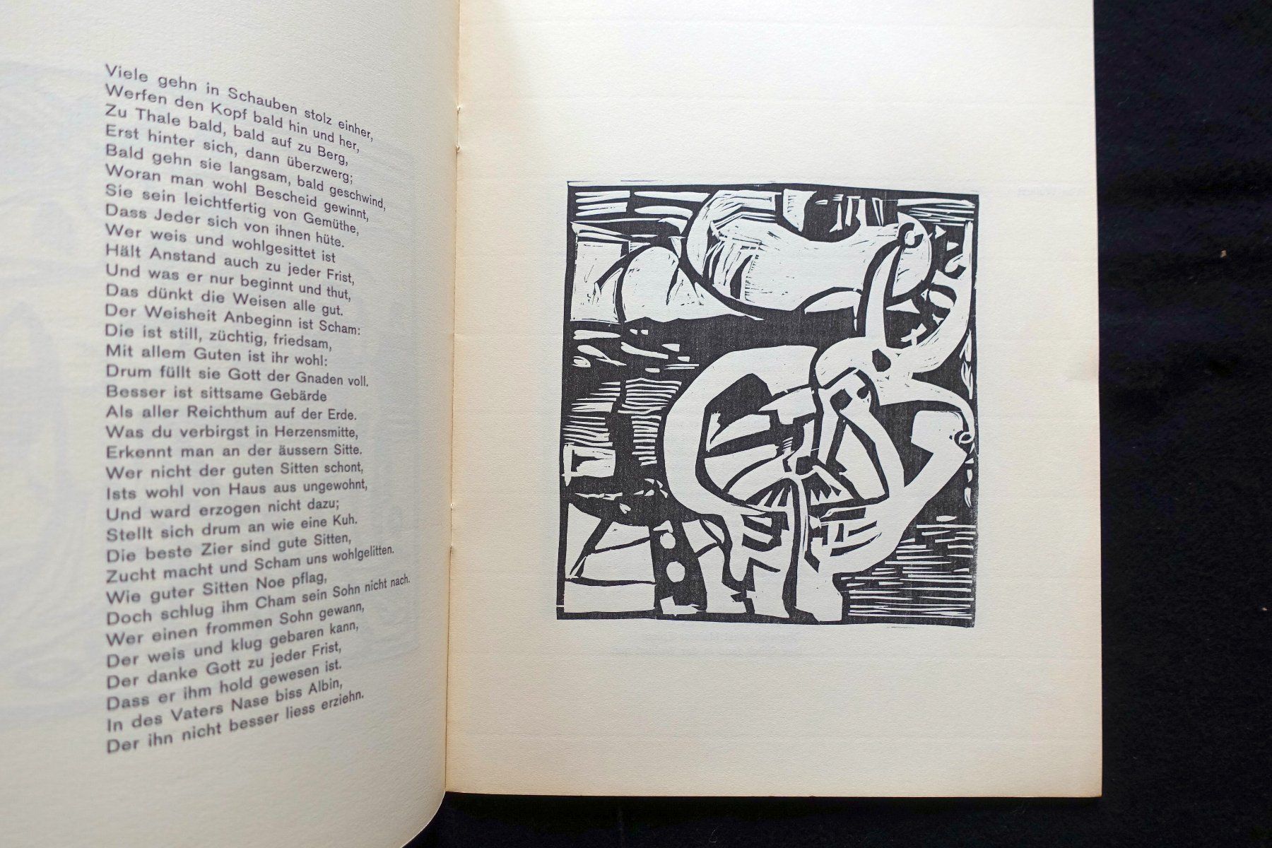 Libri: Narrenschiff: Holzschnitte von Werner Ammann, 1963 – Usato da Gutenswil venduto da Optico 3