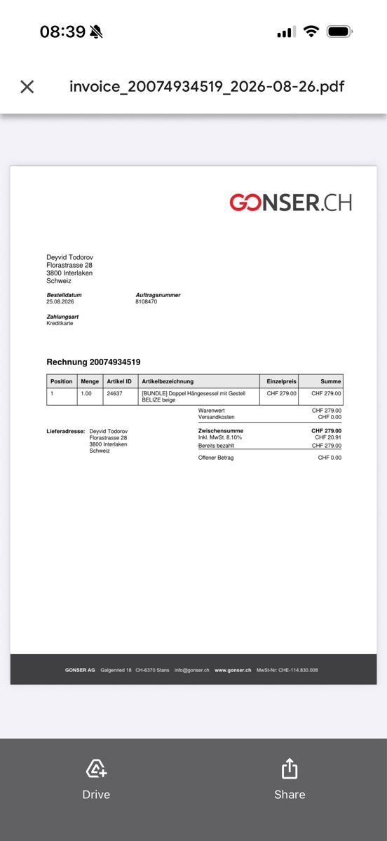 Altre altalene da giardino: Doppel Hängesessel Belize mit Gestell beige gebraucht – Nuovo (secondo la descrizione) da Interlaken venduto da Deyvid_Todorov 4