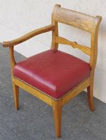 extravaganter Biedermeier Spinnstuhl