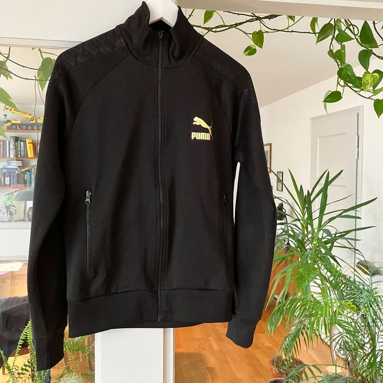 Puma jacke 2025 schwarz gold