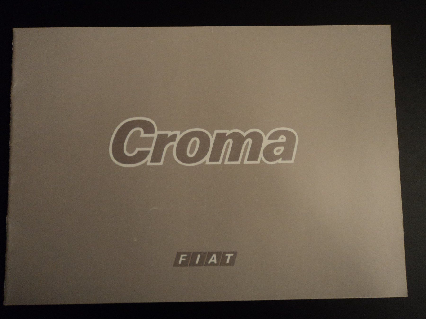 Fiat Dokumente: Prospekt Fiat Croma – Gebraucht aus Schwarzenburg von modelCARama 2