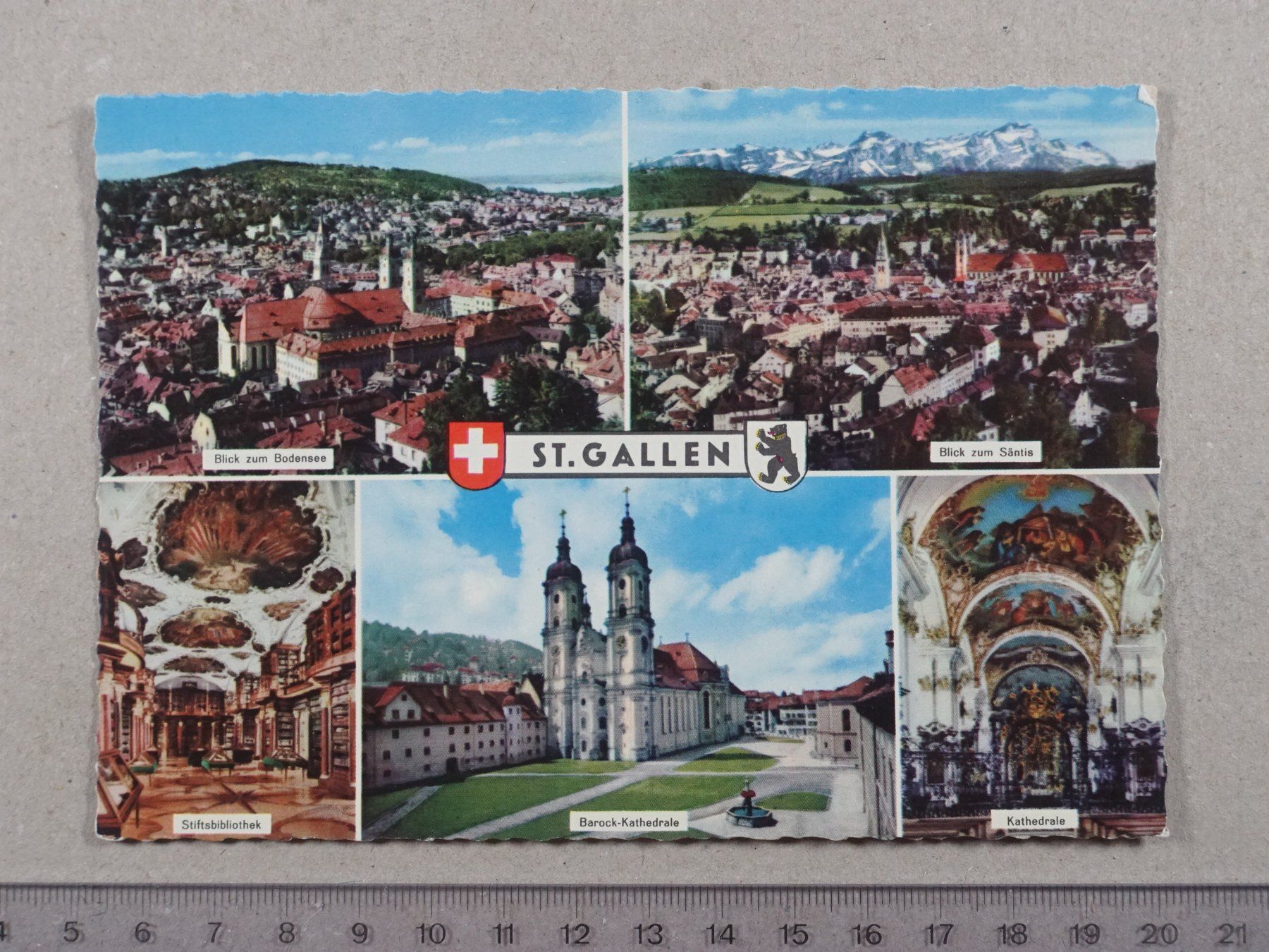 Cartoline postali: St.Gallen – Usato da Lenzburg venduto da fh1
