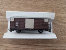 Bemo Güterwagen RhB Gb 5020 gedeckt H0m 