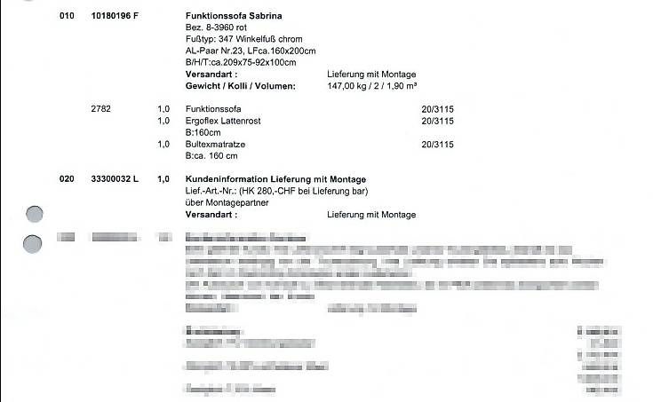 Divani: Funktionssofa Sabrina (neuwertig) – Usato da bern venduto da Candelaria48 4