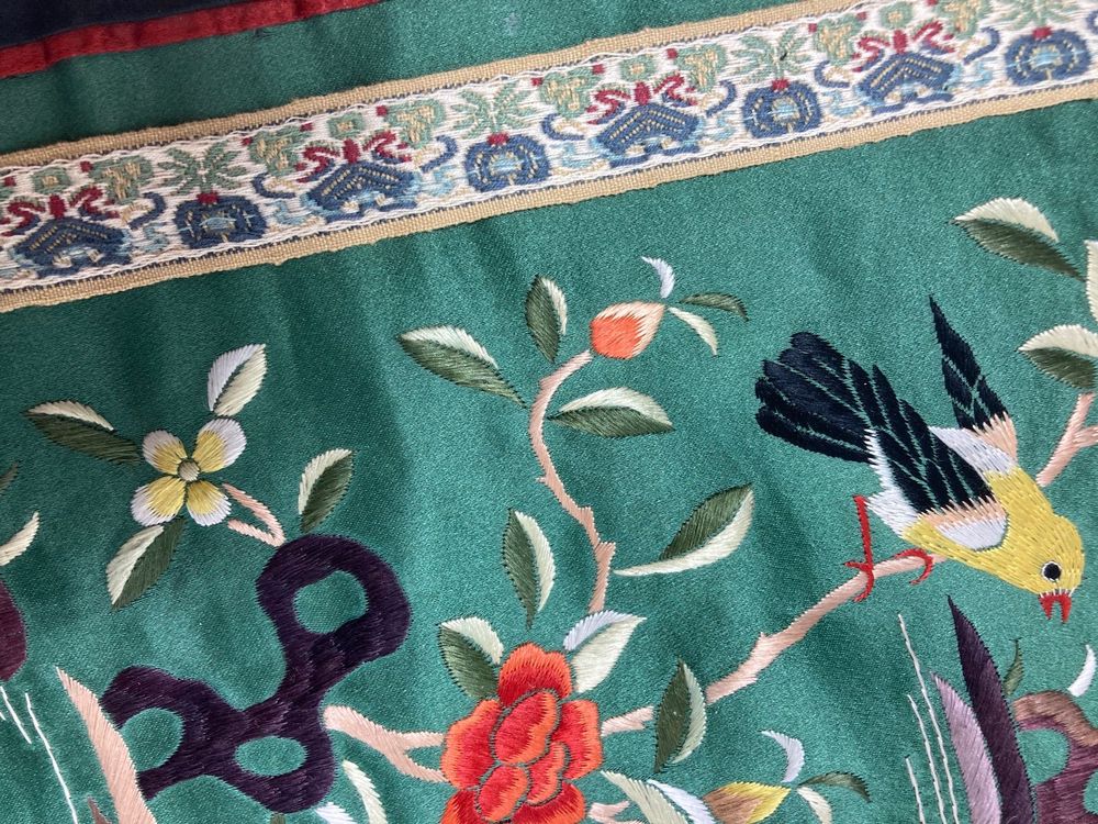 HOUSSE DE CHAISE - HOUSSE DE MEUBLE,C4-90x90cm--Nappe brodée chinoise