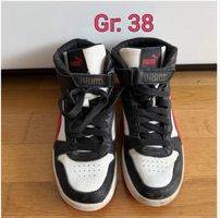 Puma High-Top Sneaker schwarz weiss rot Grösse 38